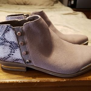 Suede ankle boots by Fergie